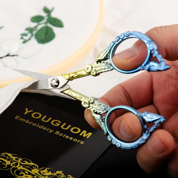 YOUGUOM Small Craft Scissors, Little Travel Sharp Embroidery Scissors All - Image 8