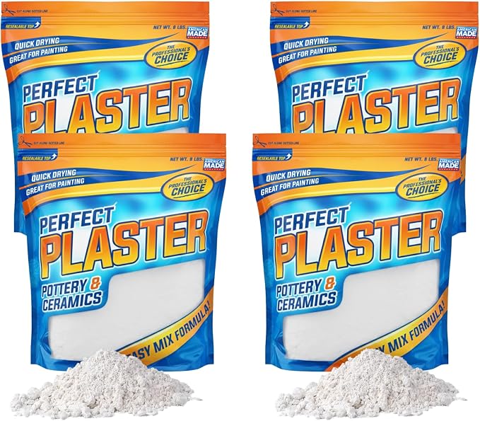 Perfect Plaster for Pottery & Ceramic Slip Casting Molds, Non-Toxic Water-Based by PerfectCraft
