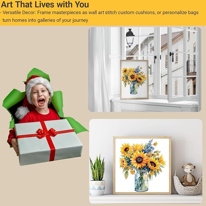 HKLIOPU Stamped Cross Stitch Kits - Image 4