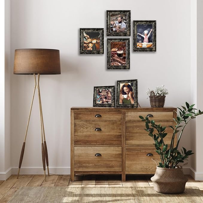 4x6 Picture Frames Set of 4- Rustic Retro Photo Frame - Image 6