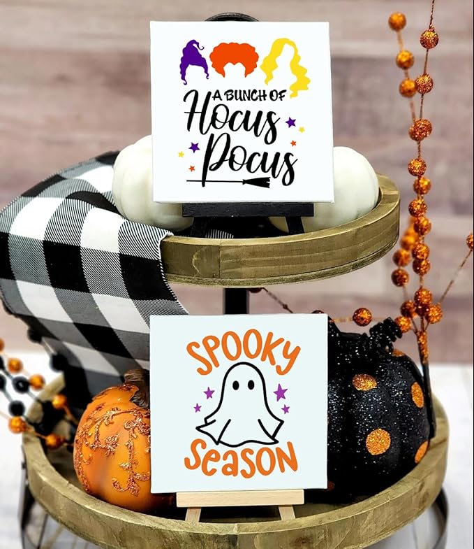Halloween Stencils for Painting on Wood 3inch Small Halloween Stencil Reusable Boo Pumpkin Face Draw Templates for Wood Slice Windows Fabrics Tier Tray DIY Crafts Decor(R Stencils19-56P/3in)