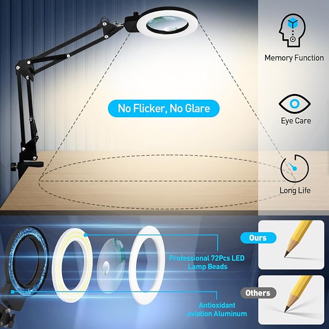 KIRKAS 12X 30X Magnifying Glass - Image 7