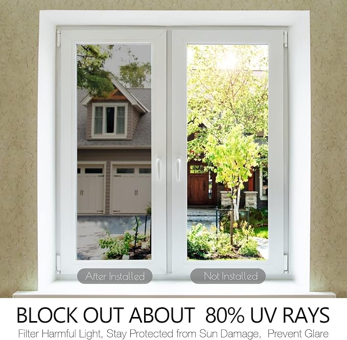 STATINT Privacy Window Film One Way Mirror Glass Tint Heat Control Sun UV - Image 6