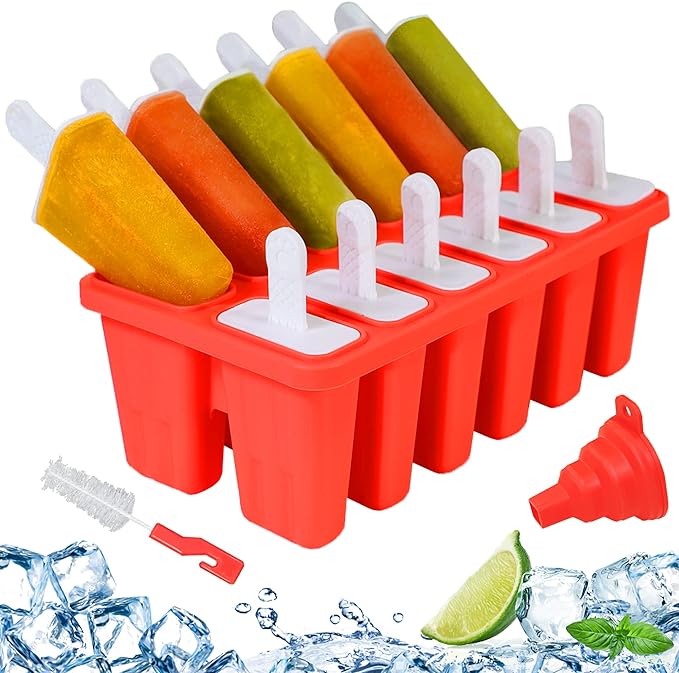 Silicone Popsicle Molds 12-cavity, DIY Ice Pop Mold by Choicy