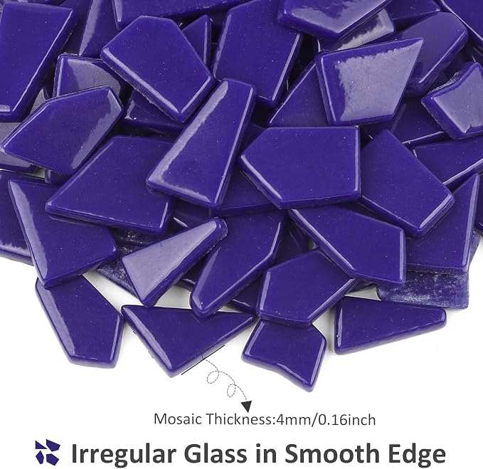 Youway Style Blue Glass Mosaic Tiles - Image 7