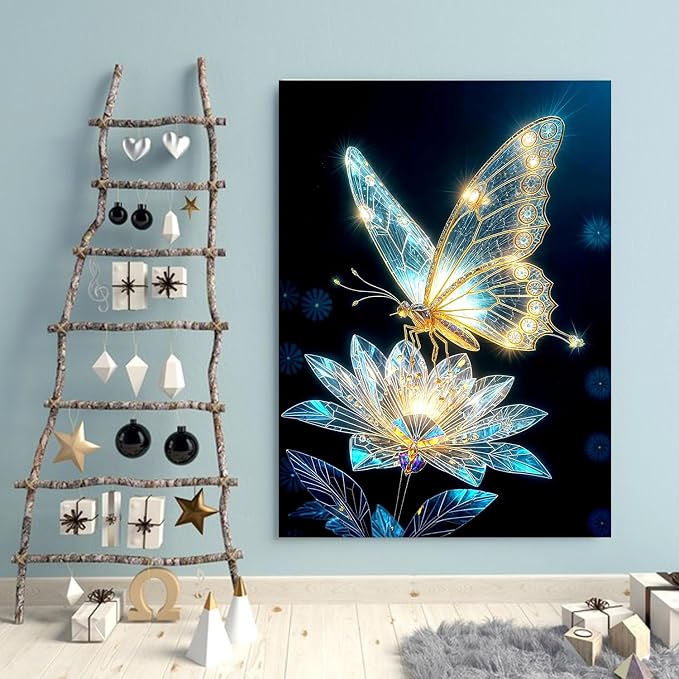 VeGuude Square Drill Butterfly Diamond Art Kits - Image 7
