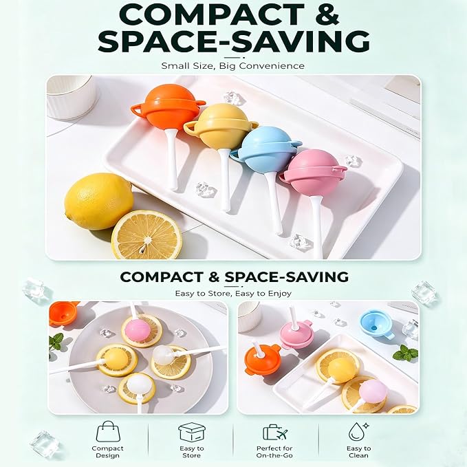 Silicone Lollipop Ice Cream Maker, Homemade Popsicle Molds, DIY Popsicle Maker - Image 4