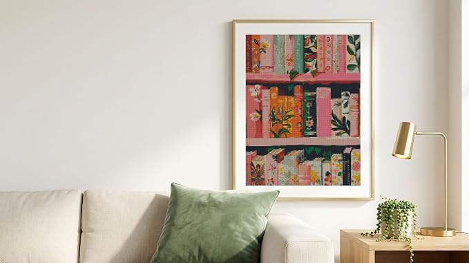 Bookshelf Cross Stitch Kits, Embroidery Starter Kit - Image 5