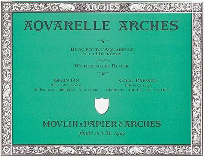 Arches Block 140Lb Cold Press 12X16 - Image 2