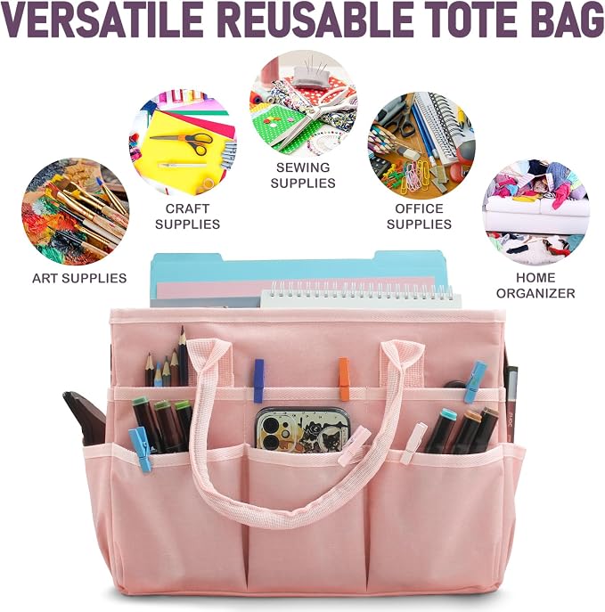 Cupohus Art Organizer Craft Storage Tote Bag - Image 2