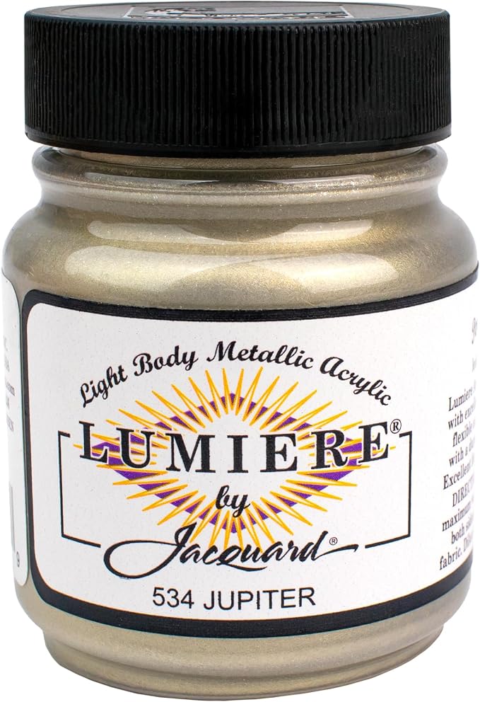 Jacquard Lumiere 2.25oz Fabric Paint Jupiter by Jacquard