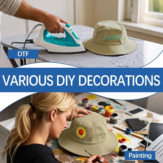 Bucket Hats Bulk Solid Color DIY Blank Hat Bucket Hats - Image 6