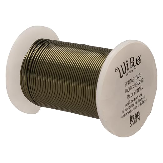 The Beadsmith Wire Elements 24-Gauge Lacquered Tarnish-Resistant Copper Wire by TheBeadsmith