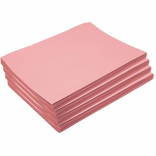Colorations 9" x 12" Mediumweight Pink Construction Paper, 200 Sheets | Bulk by Colorations