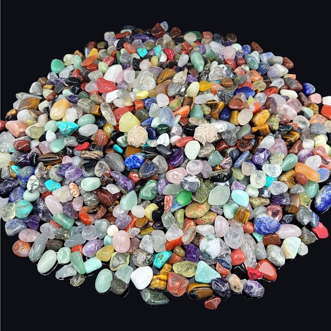 800Pcs+ Gemstones and Crystals Set, 30Kinds+ Bulk Rocks and Minerals Science Kit - Image 2