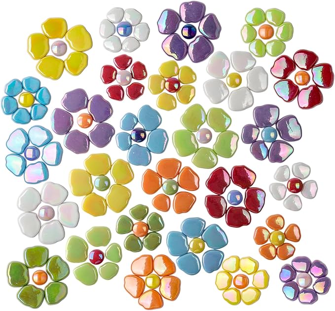 Youway Style Flower Mosaic Tiles by YouwayStyle