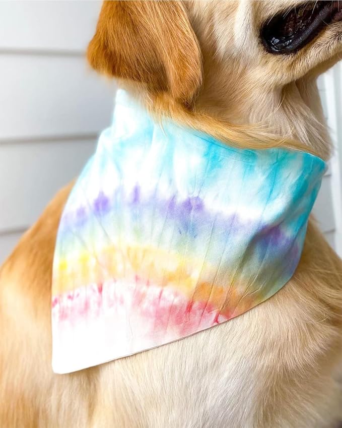 White Bandanas Women Men Large Cotton Tie Dye Party Supplies Plain Head Wrap - Image 8