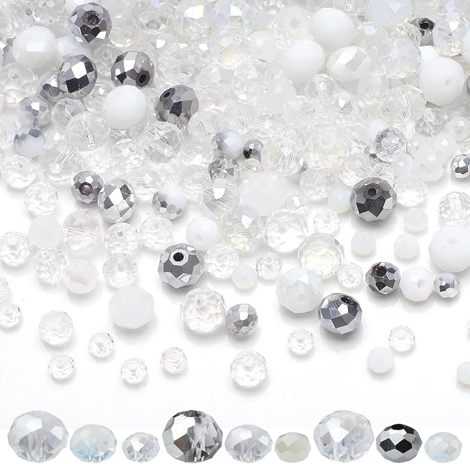 Crystal Rondelle Beads for Jewelry Making by KINGSHINE