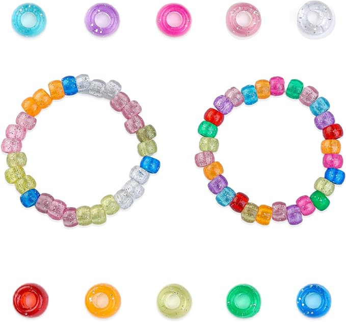NikkiGuo 1000pcs Pony Beads, Kandi Beads - Image 4