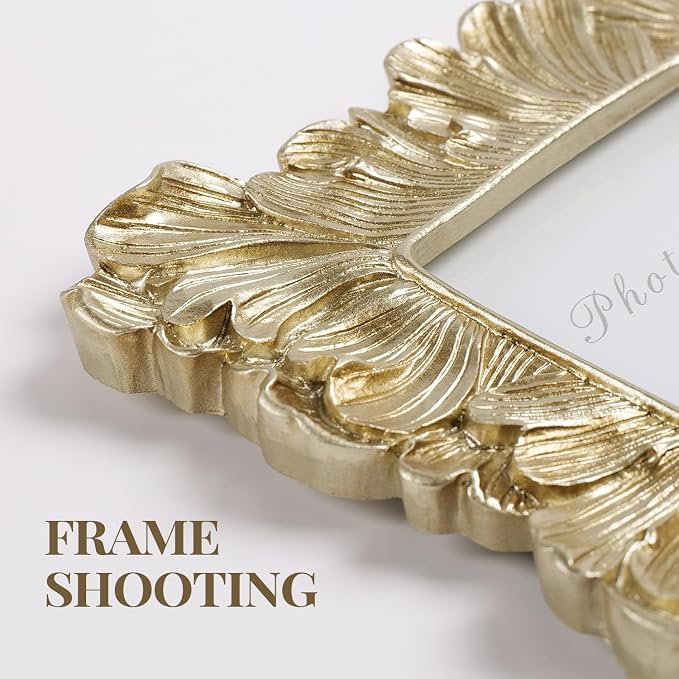 Cuspin Vintage 4x6 Picture Frame, Elegant Retro Photo Frame - Image 6
