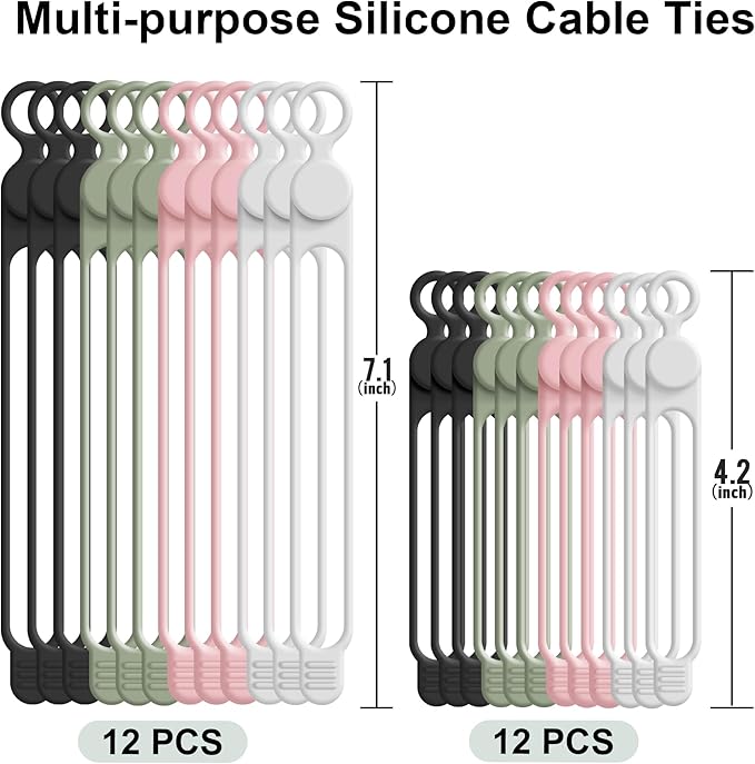 Silicone Cable Ties Cord Organizer - Image 6