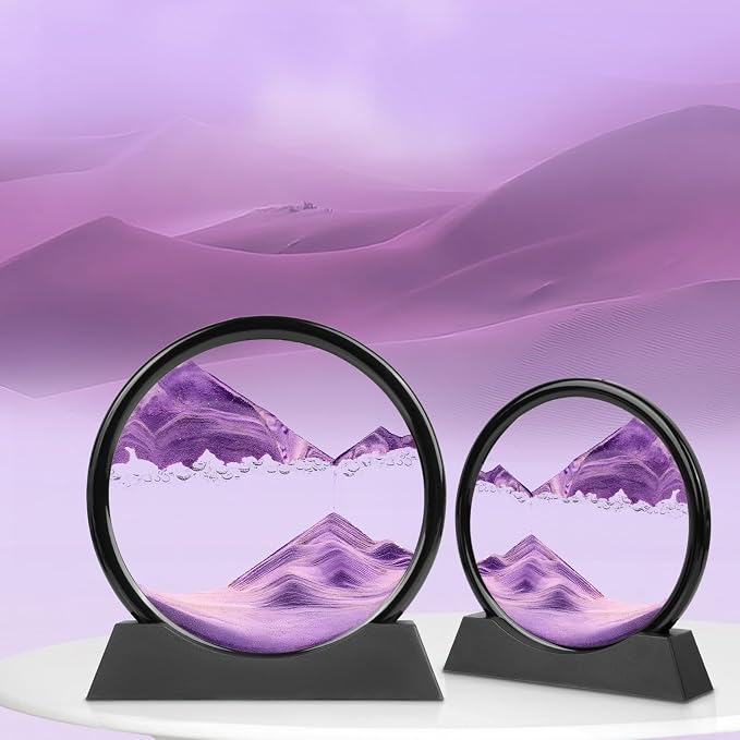 Moving Sand Art, 3D Liquid Motion Deep Sea Sandscape Color Quicksand Decor - Image 5