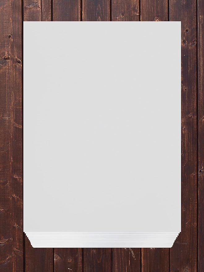 15 Pack Foam Board | White Foam Board 1/8 Inch Thick White Core Mat | Backing Board for Presentations, Signboards, Arts, Display and Crafts with Double-Sided Sheet - 16x20 Inches
