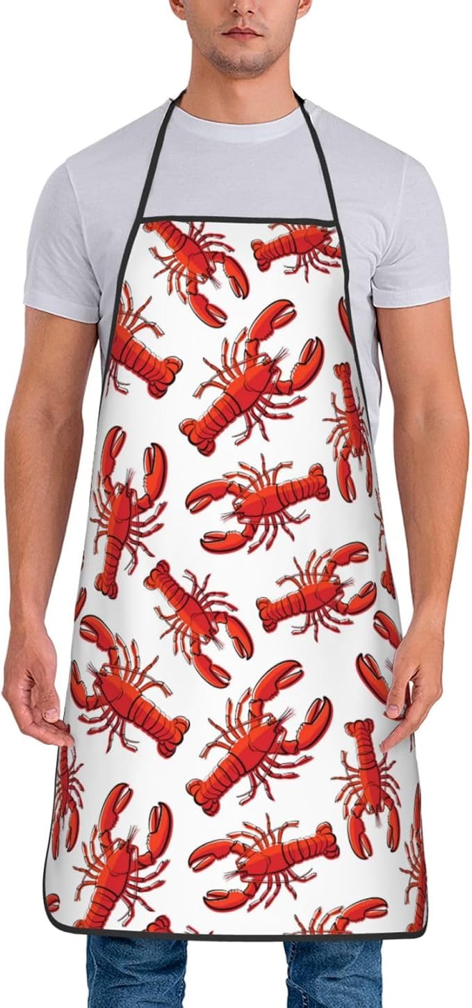 Apron Cooking Chef Work Shop Women Men Baking Decorations Painting Bbq Grilling - Image 2