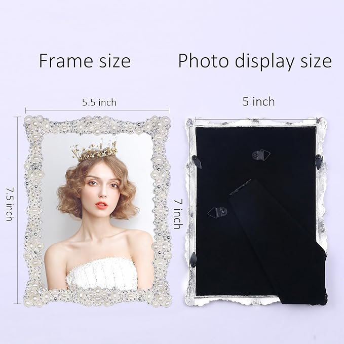 DIKAR 5x7 Picture Frame, Wedding Picture Frame - Image 3