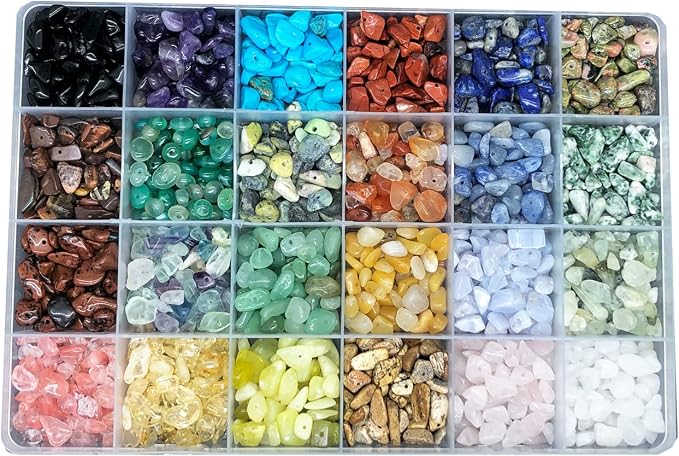 Gemstone Beads Natural Irregular Shaped Stone Chips Crystal Energy Healing Power by Yephac-GemstonesBeads