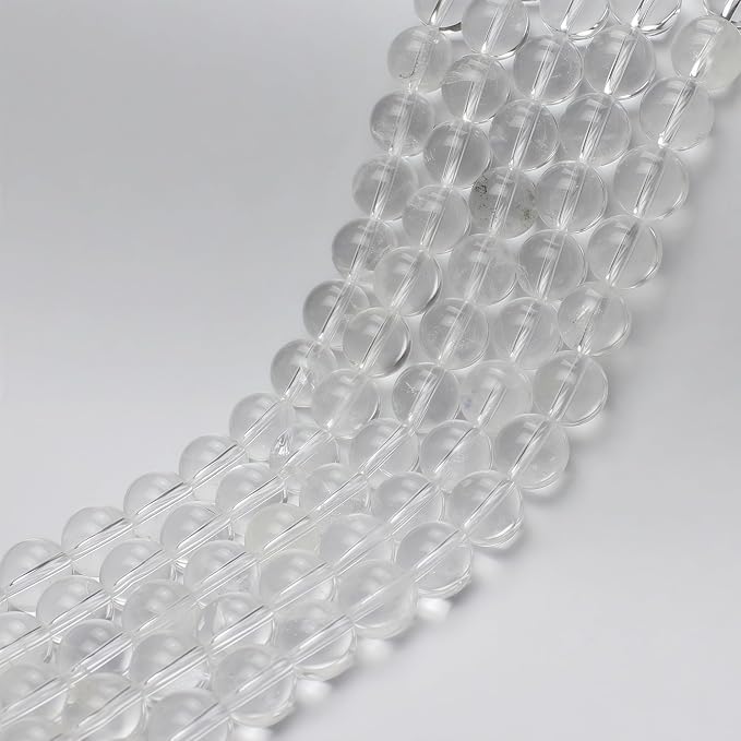 MJDCB 7A Natural White Clear Quartz Beads Gemstone - Image 6