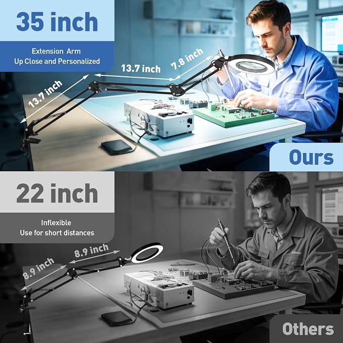 HITTI Ultra Long 12X & 30X Magnifying Glass - Image 2