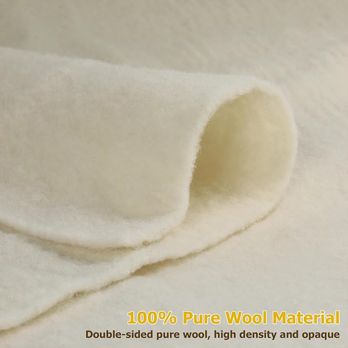 18" x 39" Wool Felt Fabric, Pure Merino Felt Fabric - Image 2
