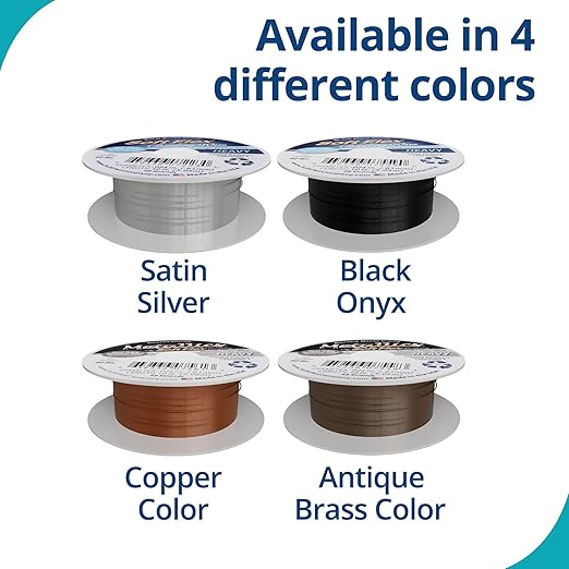 Soft Flex 49 Strand Beading Wire - Heavy 0.24 Diameter - 10 Feet Nylon Design Wire