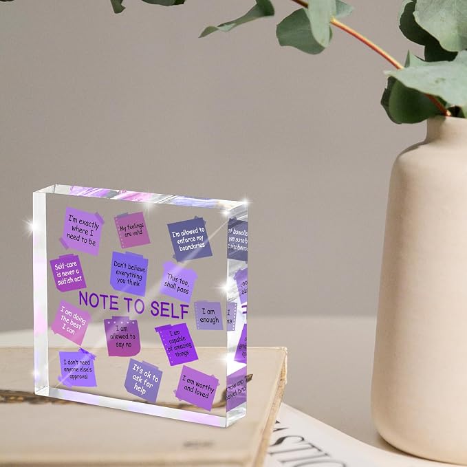 Daily Positive Energy Affirmation Acrylic Standee - Image 4