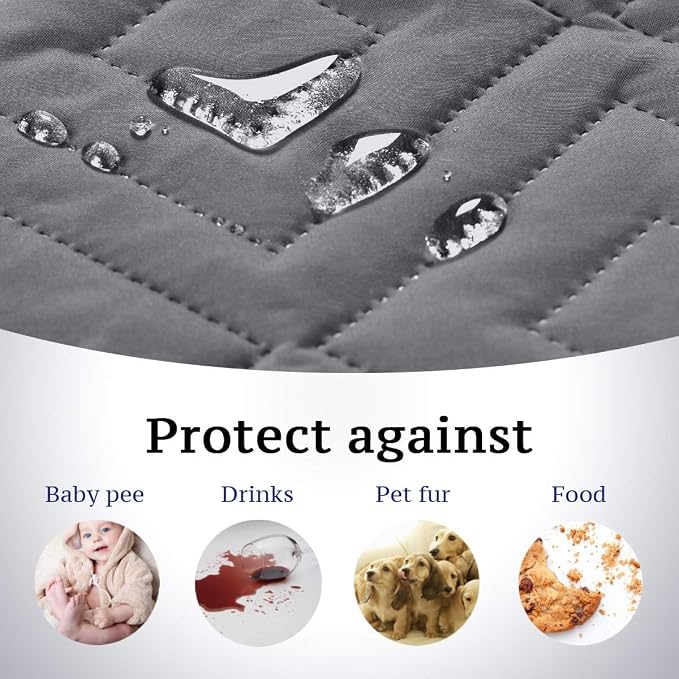 H.VERSAILTEX Futon Cover Reversible Sofa Slipcover Furniture Protector Water - Image 3