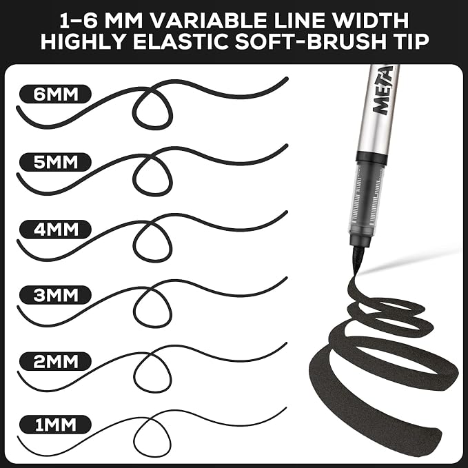 Metallic Acrylic Paint Markers, Fabric Paint, DIY Crafts - Image 2