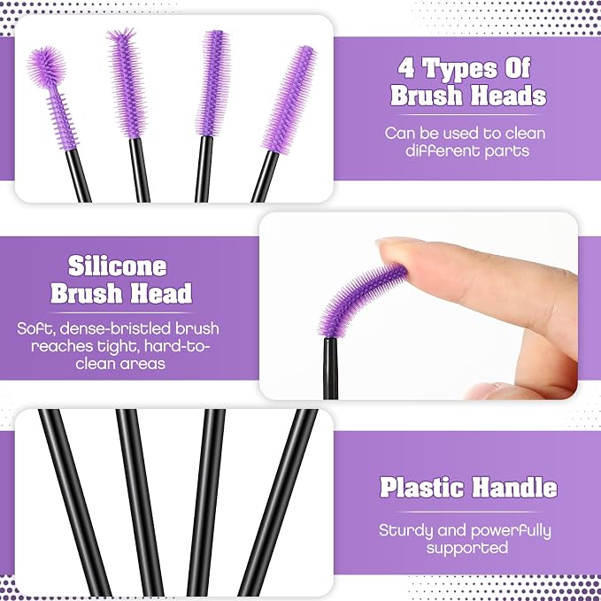 20 Pcs Nook and Cranny Sewing Machine Cleaning Brushes - Image 3