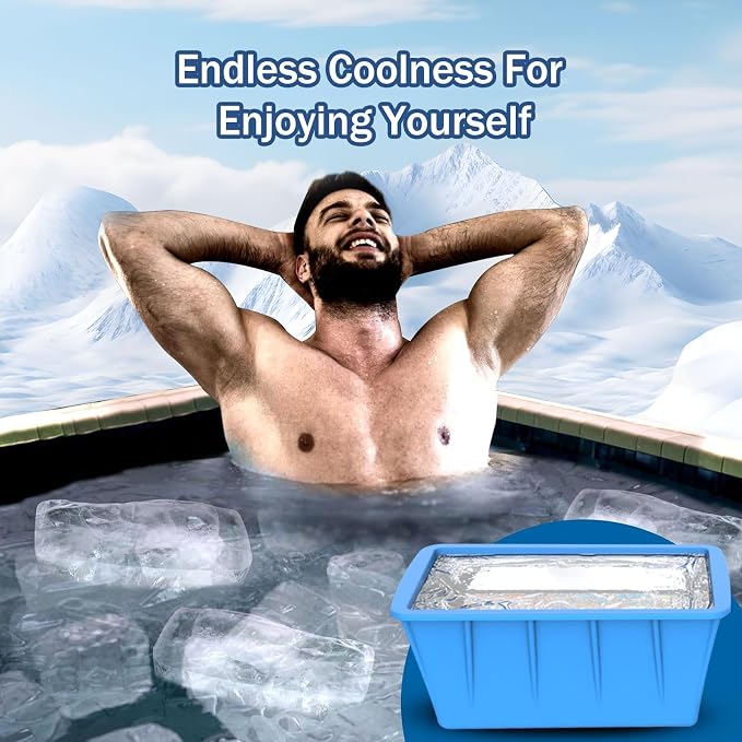Extra Large Ice Cube Molds 2Pack 16LB Silicone Large Ice Cube Molds - Image 2