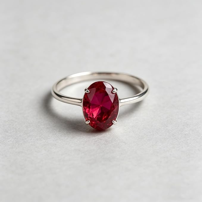 Ruby Red Cubic Zirconia Loose Beads Unset - Image 7