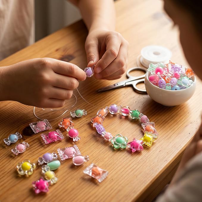200g+ Candy Bulk Assorted Cute Kandi Beads - Image 5