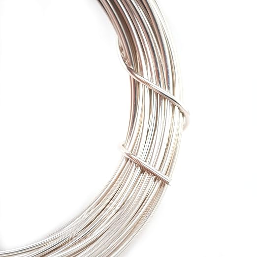 CRAFT WIRE 20 Gauge, 925 Sterling Silver Wire Half Hard Made in USA - 25FT | - Image 3