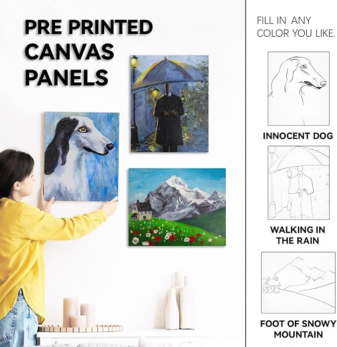 Inburit Art Acrylic Paint Set for Adults & Kids - Image 6