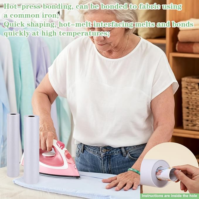 17" x 30yd Lightweight Fusible Interfacing - Image 4