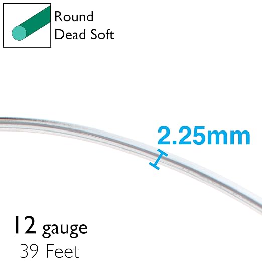 The Beadsmith Anodized Aluminum Wire – 12 Gauge – 39 feet – Silver Color – - Image 4