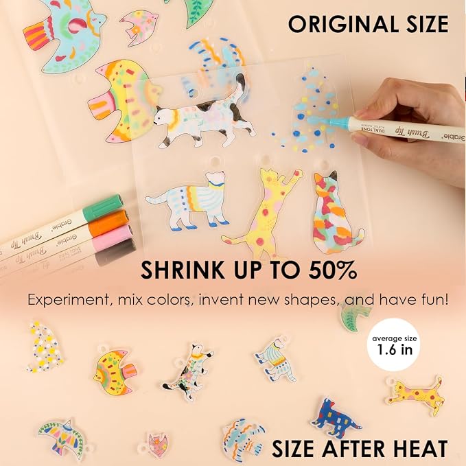 Grabie DIY Shrink Art Craft Kit Jewelry Making Kit - Image 5