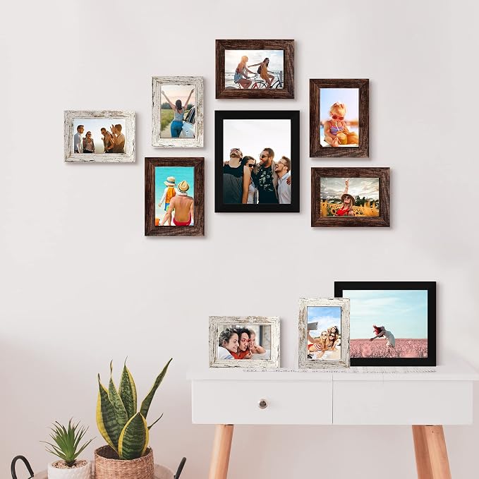 LUCKYLIFE Picture Frame Set 10-Pack, Gallery Wall Frame Collage - Image 3