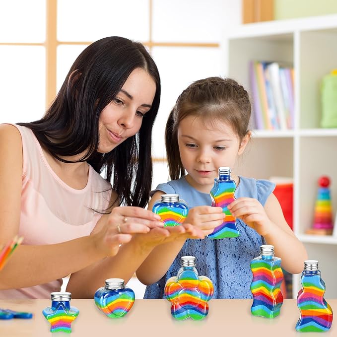 Havawish 20 Pcs Plastic Sand Art Bottles - Image 6