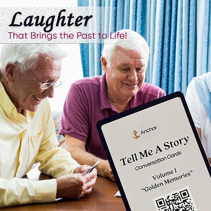Conversation Starter Cards - Fun Prompts for Families, Friends, Seniors & Couples - Family Conversation Cards & Card Game for Couples (Volume 1)