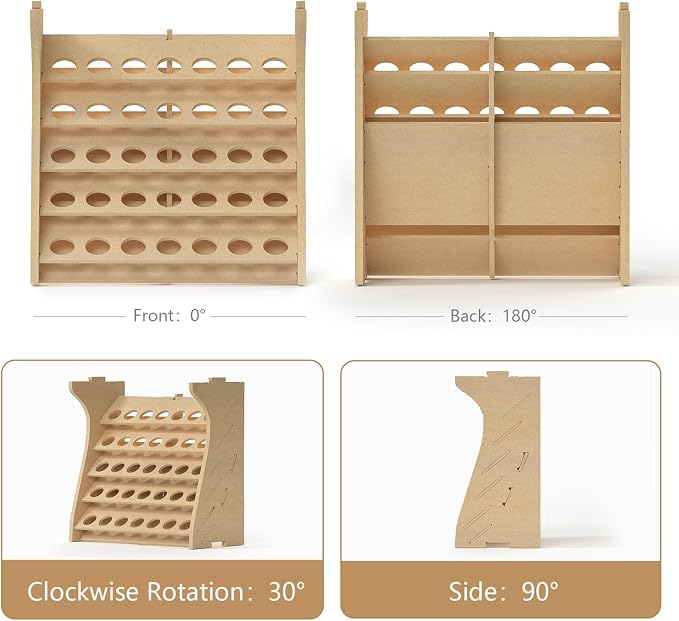Wooden Model Organizer, Paint Rack - Image 6